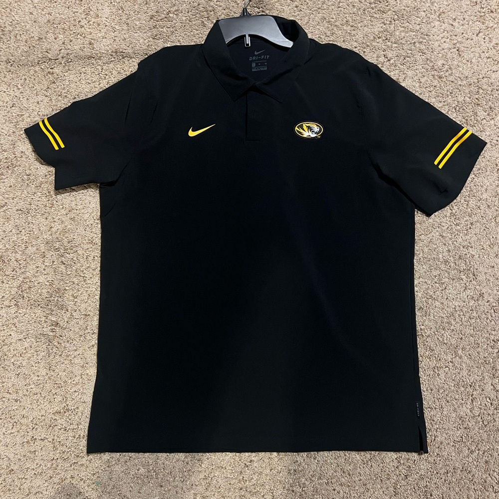 Mizzou Nike Polo Dri-Fit On Field Coaches Polo